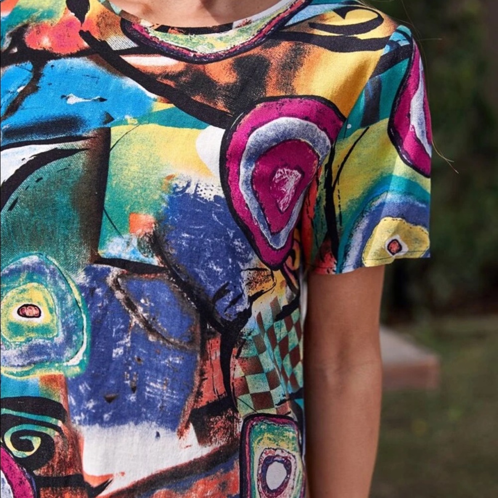 EMERY ROSE Graphic Print Tunic Dress - Picture 6 of 6